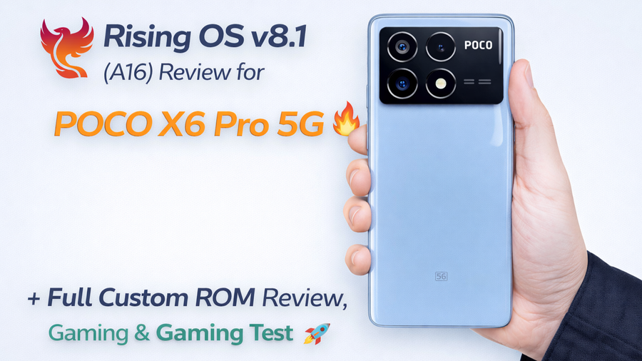 Rising OS 8.1.1 A16 for Poco X6 Pro 5G